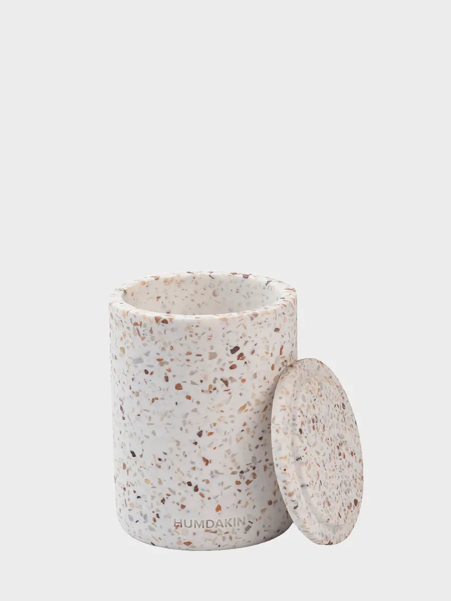 HUMDAKIN Lucca - Terrazzo Vase m. Låg Terrazzo 138 Red/Beige